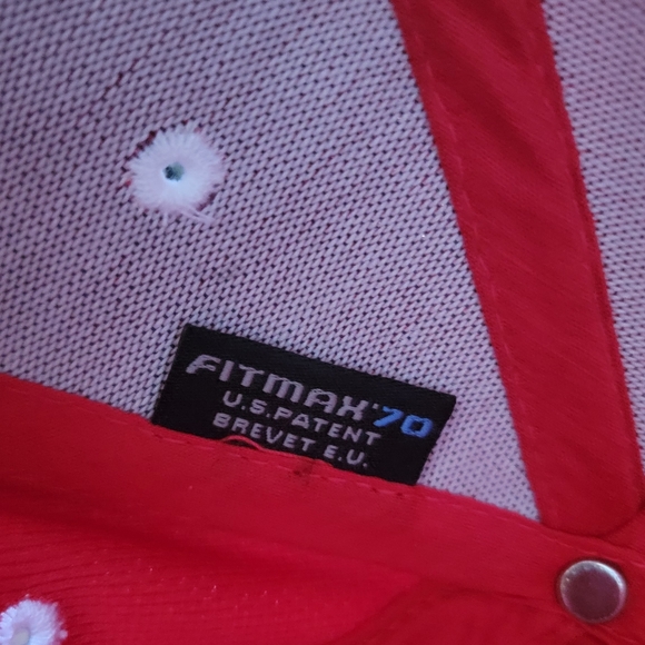 NHL Detroit Red Wings Reebok Fitmax 70 Hat Cap Red S/M - Picture 2 of 5